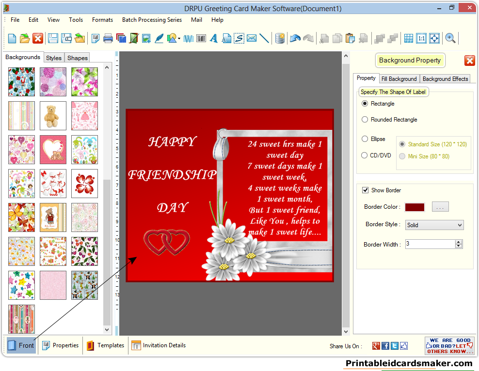 Greeting Cards Maker Software